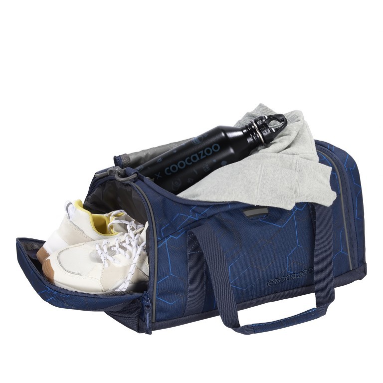 Sporttasche Blue Motion, Farbe: blau/petrol, Marke: Coocazoo, EAN: 4047443468819, Abmessungen in cm: 42x21x20, Bild 2 von 2