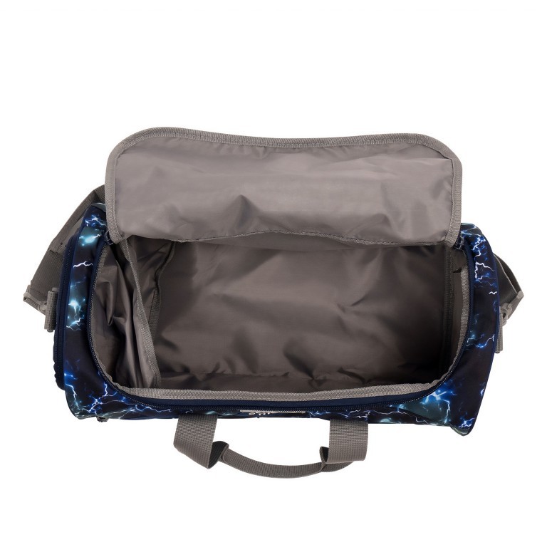Sporttasche Felix, Farbe: blau/petrol, Marke: School Mood, EAN: 4260673270445, Abmessungen in cm: 39x20x22, Bild 3 von 4