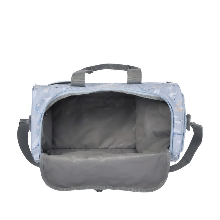Sporttasche Nordic Collection Aqua, Farbe: blau/petrol, Marke: School Mood, EAN: 4260673272494, Abmessungen in cm: 39x20x22, Bild 3 von 4