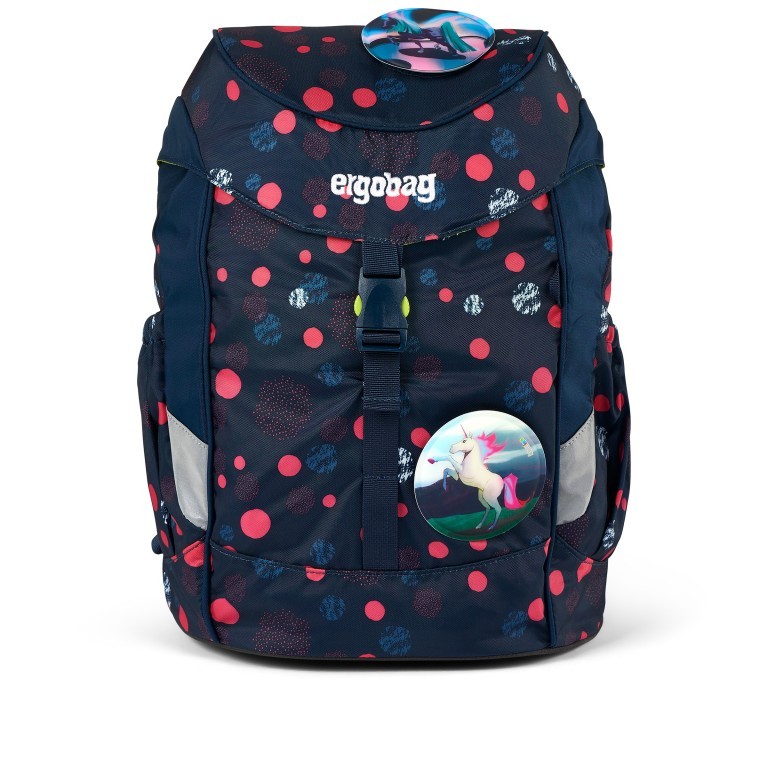 Kinderrucksack Mini Reflex PhantBärsiewelt, Farbe: blau/petrol, Marke: Ergobag, EAN: 4057081179503, Abmessungen in cm: 24x33x12, Bild 2 von 7