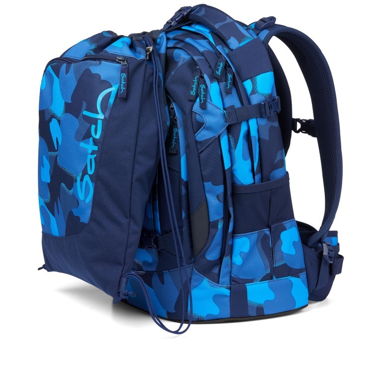 Sportbeutel Jurassic Jungle, Farbe: grün/oliv, Marke: Satch, EAN: 4057081160785, Abmessungen in cm: 33x44x1, Bild 4 von 4