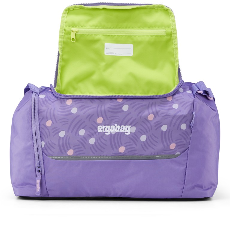 Sporttasche, Farbe: schwarz, blau/petrol, grün/oliv, flieder/lila, rosa/pink, beige, Marke: Ergobag, Abmessungen in cm: 42x26x21, Bild 2 von 4