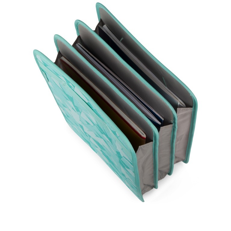 Heftbox Tripleflex Blue, Farbe: blau/petrol, Marke: Satch, EAN: 4057081025343, Abmessungen in cm: 38x3x25, Bild 4 von 5