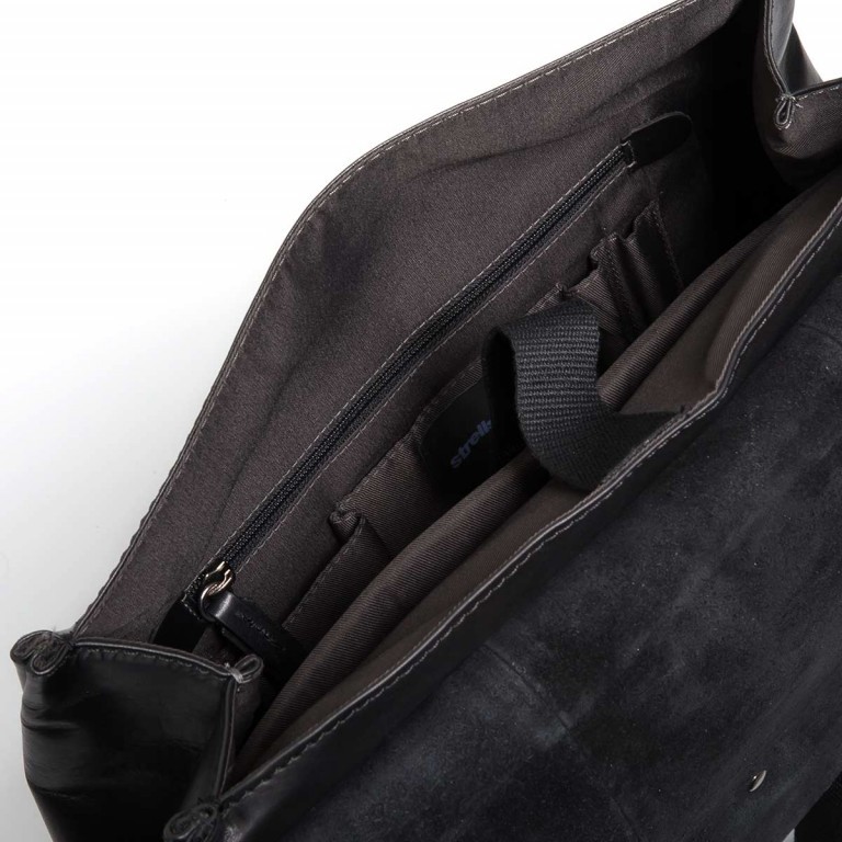 Rucksack Scott Backpack Black, Farbe: schwarz, Marke: Strellson, EAN: 4053533403356, Abmessungen in cm: 32x40x14, Bild 6 von 7