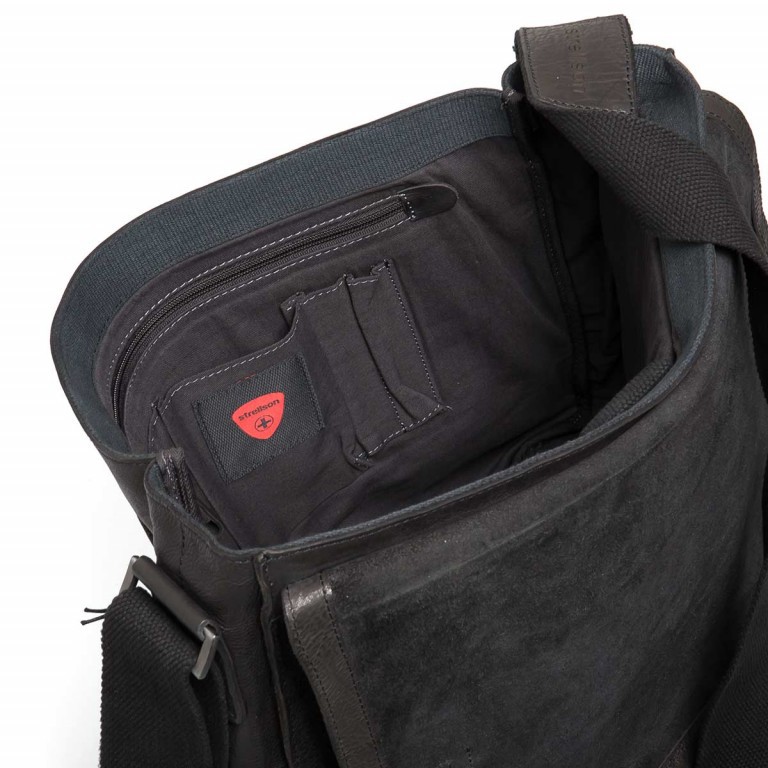 Aktentasche Upminster Briefbag L Black, Farbe: schwarz, Marke: Strellson, EAN: 4053533404100, Abmessungen in cm: 40x30x10, Bild 3 von 4