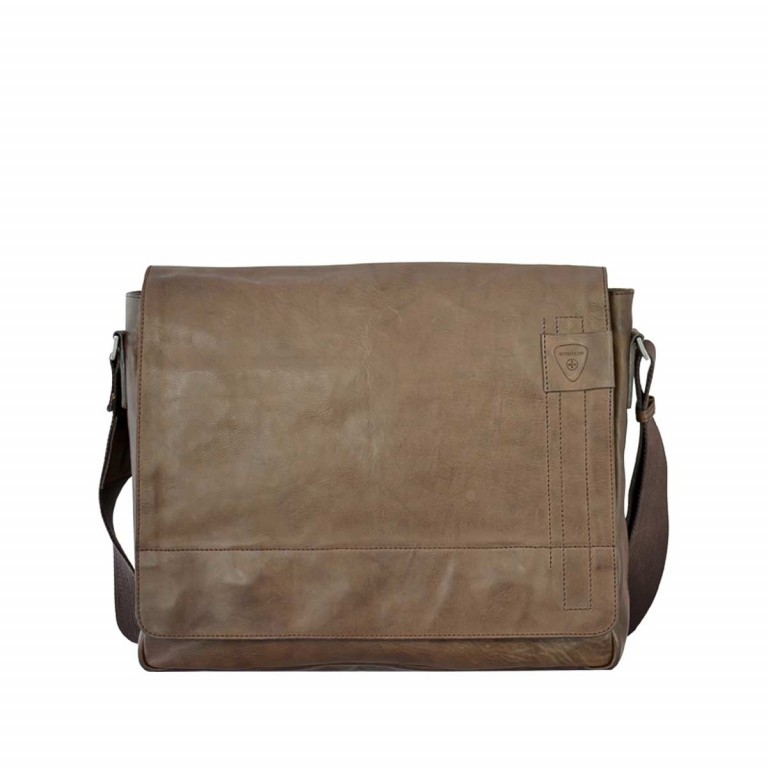 Kuriertasche Upminster Messenger LH Dark Brown, Farbe: braun, Marke: Strellson, EAN: 4053533404216, Abmessungen in cm: 40x32x10, Bild 1 von 4