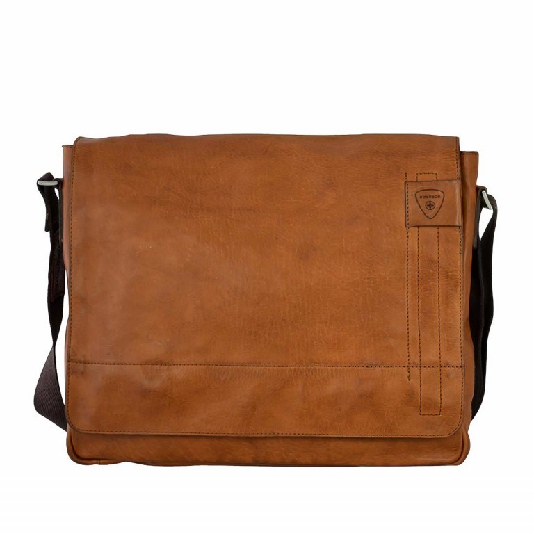 Kuriertasche Upminster Messenger LH Cognac, Farbe: cognac, Marke: Strellson, EAN: 4053533404223, Abmessungen in cm: 40x32x10, Bild 1 von 4