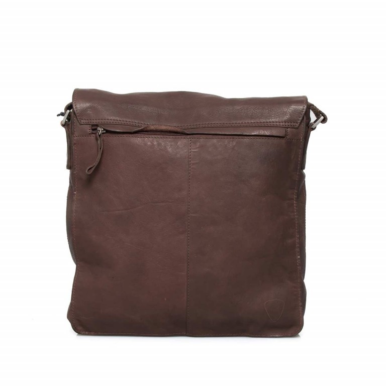 Kuriertasche Upminster Messenger MV Dark Brown, Farbe: braun, Marke: Strellson, EAN: 4053533404285, Abmessungen in cm: 30x31x8, Bild 2 von 4