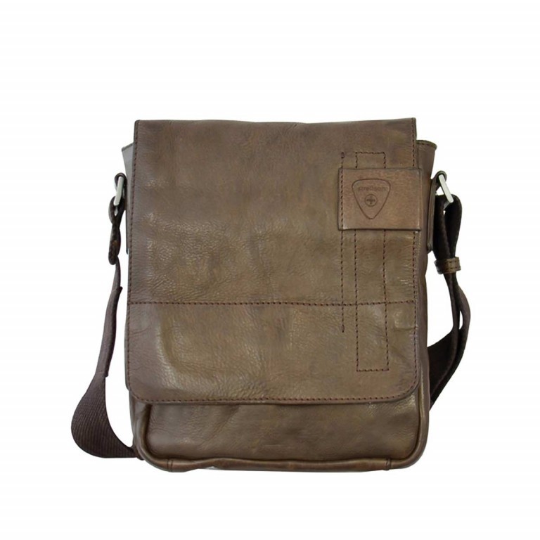 Umhängetasche Umminster Upminster Messenger SV Dark Brown, Farbe: braun, Marke: Strellson, EAN: 4053533404353, Abmessungen in cm: 20x23x6, Bild 1 von 3