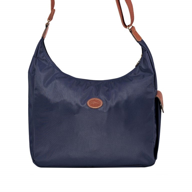 Beuteltasche Le Pliage 089-2450 Dunkelblau, Farbe: blau/petrol, Marke: Longchamp, EAN: 3597922256037, Bild 1 von 5