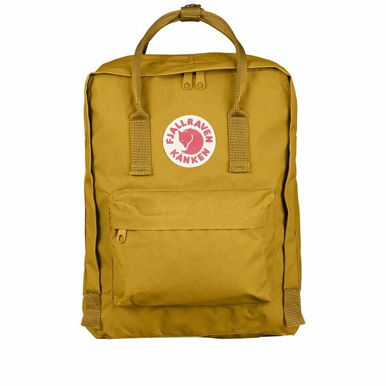 Rucksack Kånken Ochre, Farbe: gelb, Marke: Fjällräven, EAN: 7392158971411, Abmessungen in cm: 27x38x13, Bild 1 von 15