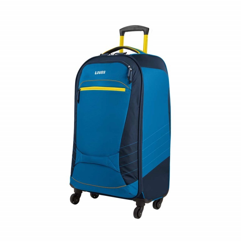 Koffer Sport 68 cm Blau, Farbe: blau/petrol, Marke: Loubs, Abmessungen in cm: 39x68x26, Bild 2 von 4