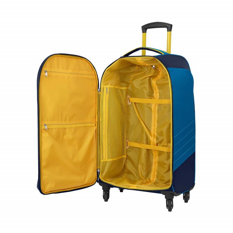 Koffer Sport 68 cm Blau, Farbe: blau/petrol, Marke: Loubs, Abmessungen in cm: 39x68x26, Bild 3 von 4