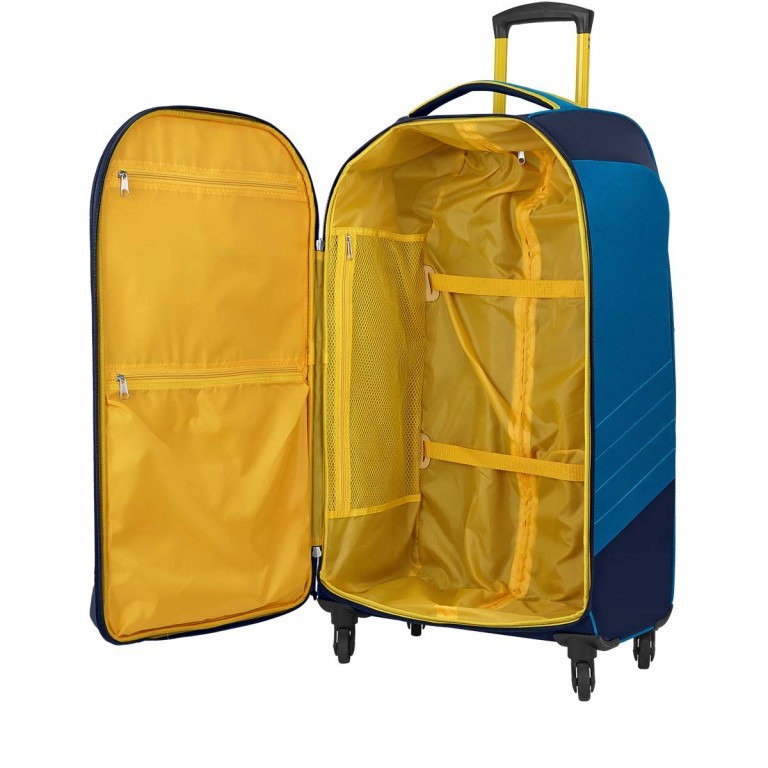 Koffer Sport 77 cm Blau, Farbe: blau/petrol, Marke: Loubs, Abmessungen in cm: 45x77x31, Bild 3 von 4