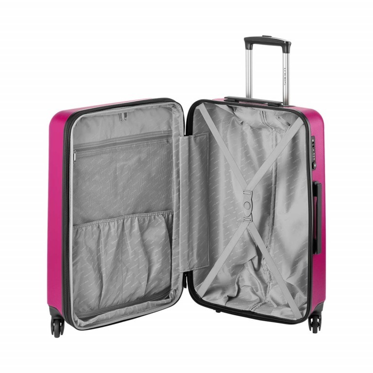 Koffer Brisbane 76 cm Pink, Farbe: rosa/pink, Marke: Loubs, Abmessungen in cm: 50x76x27, Bild 4 von 5