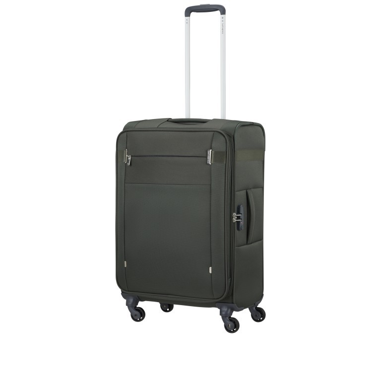 Koffer Citybeat Spinner 66 erweiterbar Climbing Ivy, Farbe: grün/oliv, Marke: Samsonite, EAN: 5400520184085, Abmessungen in cm: 42x66x28, Bild 8 von 8