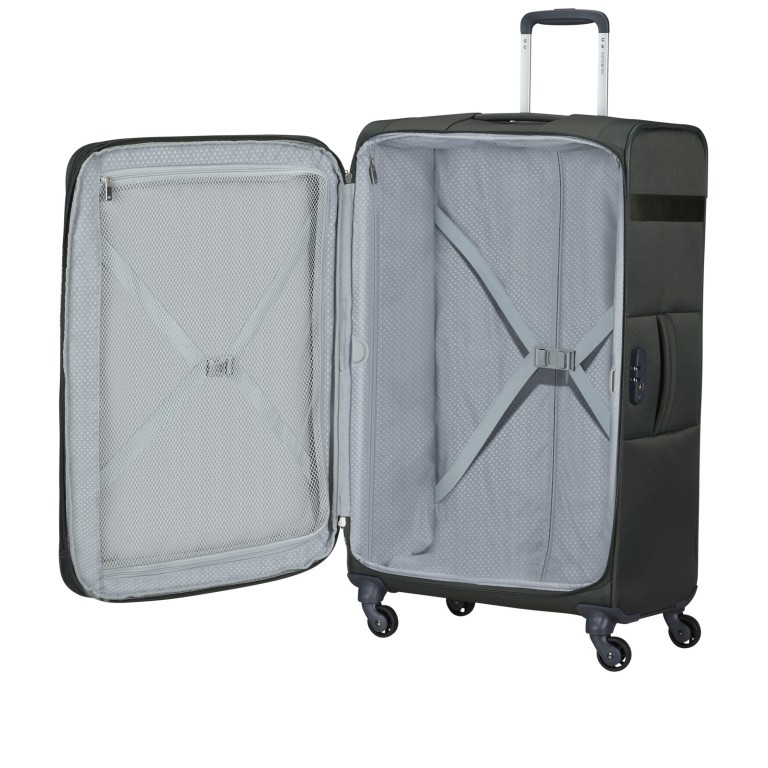 Koffer Citybeat Spinner 78 erweiterbar Petrol Blue, Farbe: blau/petrol, Marke: Samsonite, EAN: 5400520195777, Abmessungen in cm: 47x78x30, Bild 6 von 8