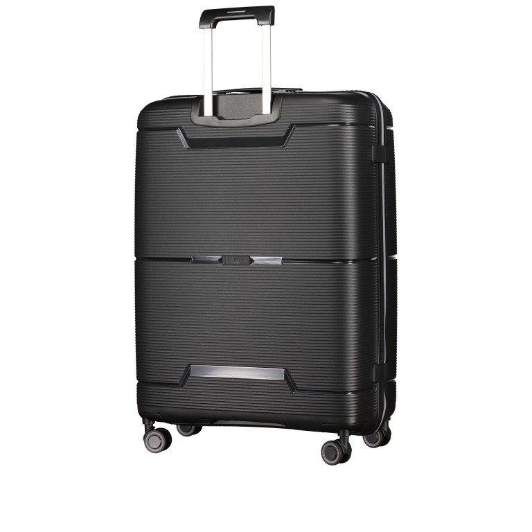 Koffer PP20 75 cm Black Metallic, Farbe: schwarz, Marke: Franky, EAN: 4251672758379, Abmessungen in cm: 52x75x30, Bild 6 von 9