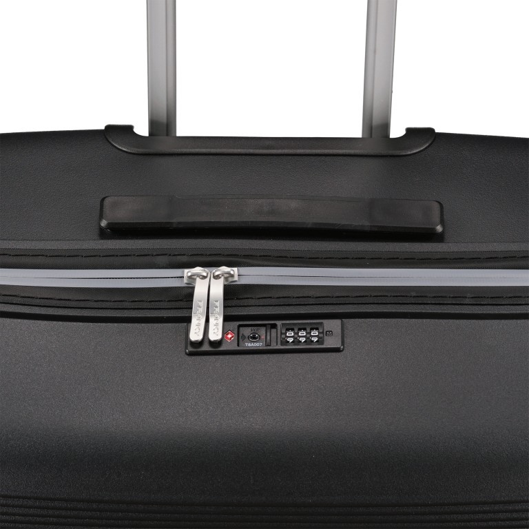 Koffer PP20 75 cm Black Metallic, Farbe: schwarz, Marke: Franky, EAN: 4251672758379, Abmessungen in cm: 52x75x30, Bild 9 von 9