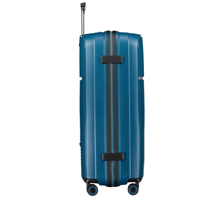 Koffer Calypso L Petrol, Farbe: blau/petrol, Marke: Flanigan, EAN: 4048171004713, Abmessungen in cm: 51x77x30, Bild 4 von 7