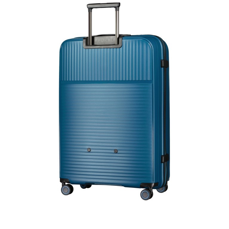 Koffer Calypso L Petrol, Farbe: blau/petrol, Marke: Flanigan, EAN: 4048171004713, Abmessungen in cm: 51x77x30, Bild 6 von 7