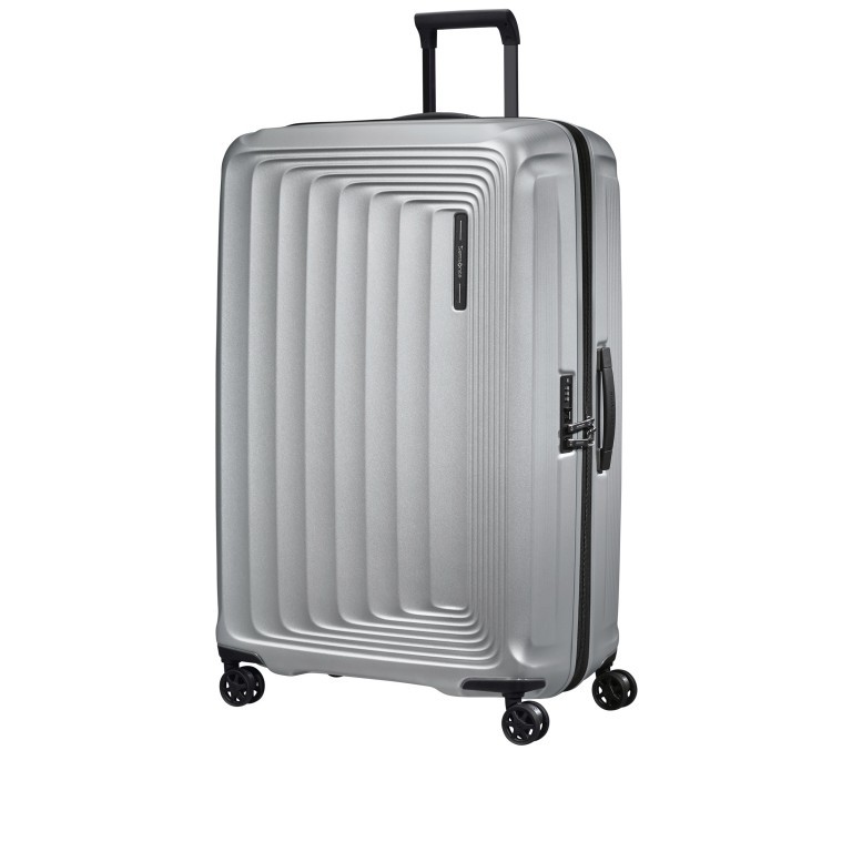 Koffer Nuon Spinner 81 erweiterbar Matt Silver, Farbe: grau, Marke: Samsonite, EAN: 5400520095688, Abmessungen in cm: 53x81x31, Bild 2 von 17