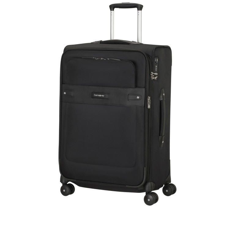 Koffer Beauhaven Spinner 67 expandable Black, Farbe: schwarz, Marke: Samsonite, EAN: 5400520075437, Abmessungen in cm: 43x68.5x27, Bild 2 von 14