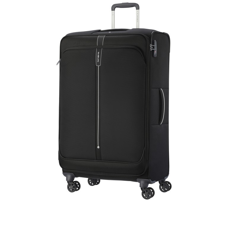 Koffer Popsoda Spinner 78 erweiterbar auf 112.5 Liter Black, Farbe: schwarz, Marke: Samsonite, EAN: 5414847969089, Abmessungen in cm: 48x78x31, Bild 2 von 9