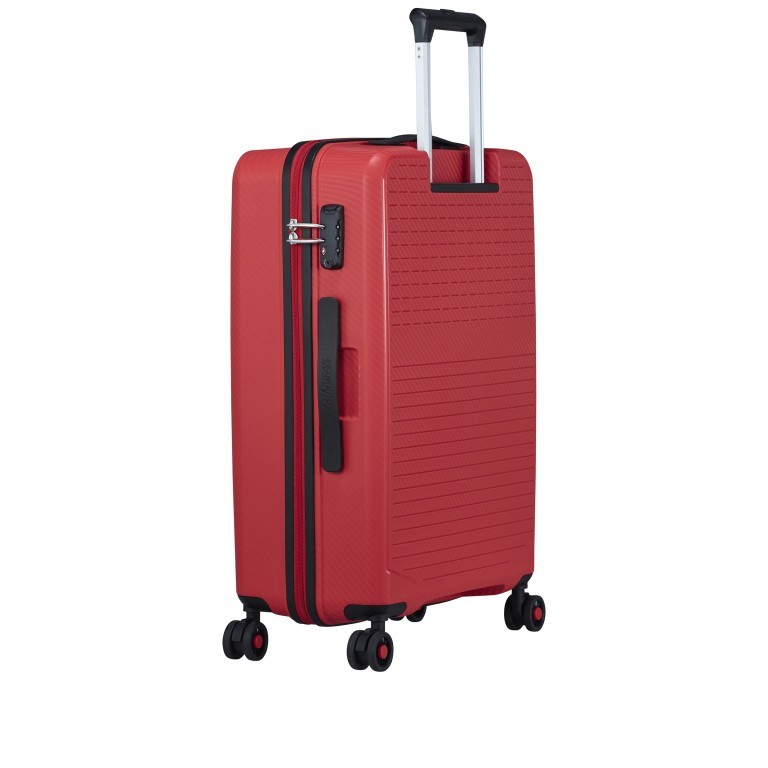 Koffer Summer Hit Spinner 76 Racing Red, Farbe: rot/weinrot, Marke: American Tourister, EAN: 5400520126474, Abmessungen in cm: 52x76x29, Bild 4 von 14