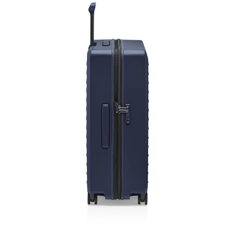 Koffer Roadster Hardcase 4W Trolley L erweiterbar Dark Blue Matt, Farbe: blau/petrol, Marke: Porsche Design, EAN: 4056487000336, Abmessungen in cm: 53x78x31, Bild 3 von 4