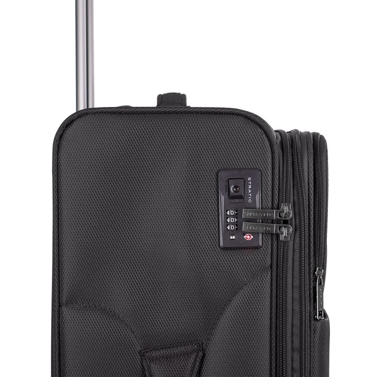 Koffer Stratic Light Plus L Schwarz, Farbe: schwarz, Marke: Stratic, EAN: 4001807904603, Abmessungen in cm: 47x80x28, Bild 8 von 9