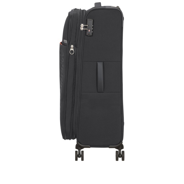 Koffer Fun Cruise Spinner 80 Expandable Black Red, Farbe: schwarz, Marke: American Tourister, EAN: 5400520119803, Abmessungen in cm: 47x80x28, Bild 3 von 8