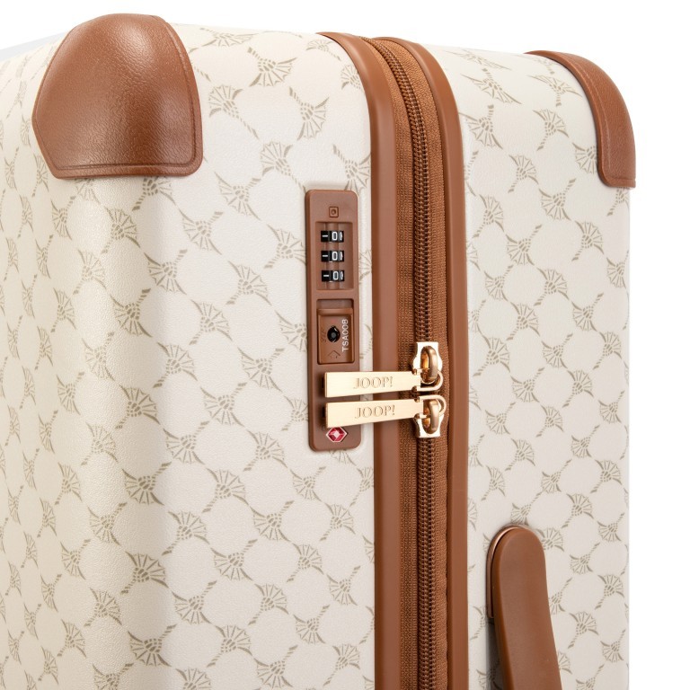 Koffer Cortina Volare Trolleycase MVZ 4W Off White, Farbe: beige, Marke: Joop!, EAN: 4048835112389, Abmessungen in cm: 46x66x27, Bild 5 von 6