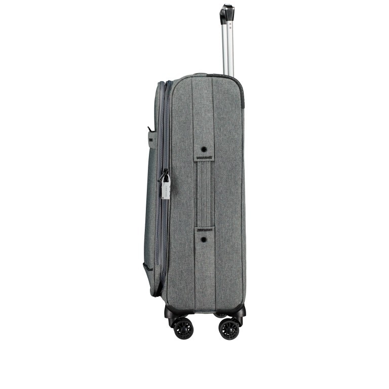 Koffer Dallas M erweiterbar Grau, Farbe: grau, Marke: Enrico Benetti, EAN: 8714872381397, Abmessungen in cm: 42x68x23, Bild 3 von 9