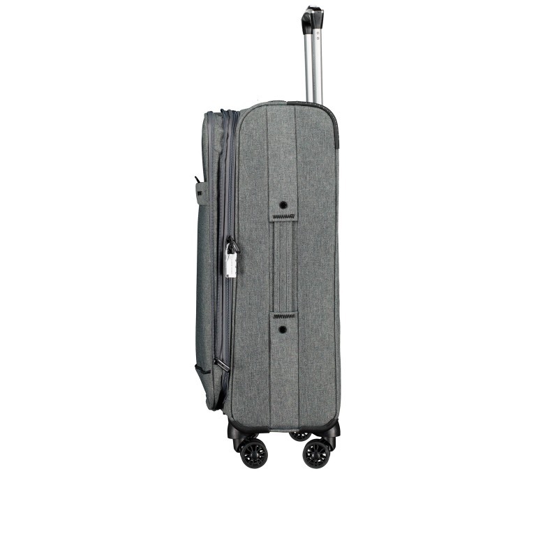 Koffer Dallas M erweiterbar Grau, Farbe: grau, Marke: Enrico Benetti, EAN: 8714872381397, Abmessungen in cm: 42x68x23, Bild 4 von 9