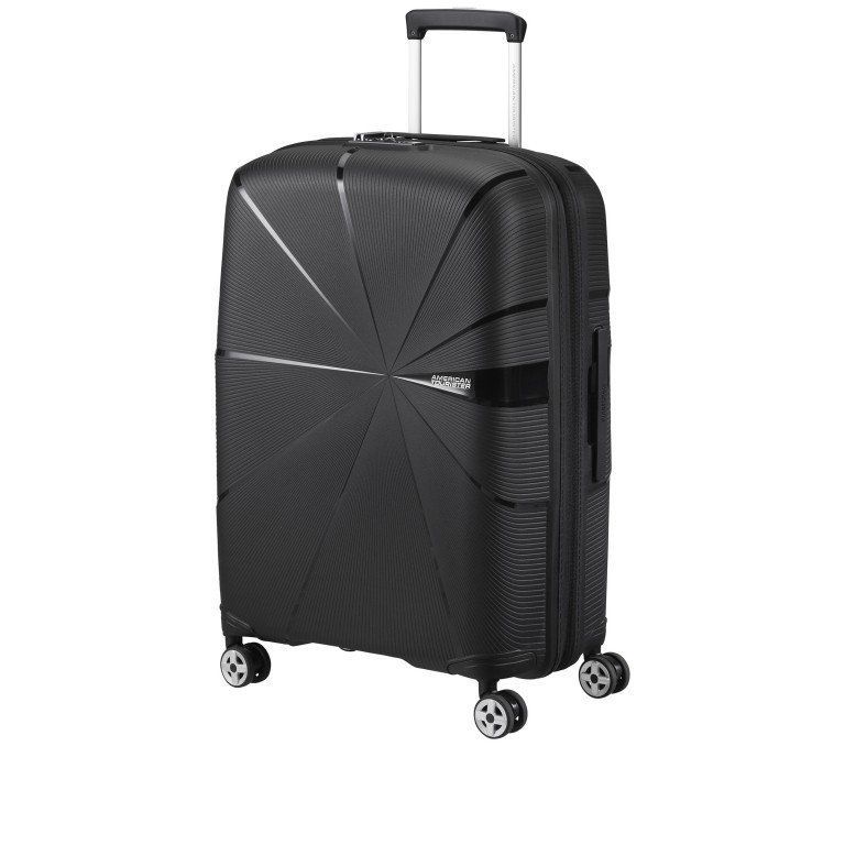 Koffer Starvibe Spinner 67 erweiterbar, Farbe: schwarz, blau/petrol, grün/oliv, flieder/lila, orange, Marke: American Tourister, Abmessungen in cm: 46x67x27, Bild 2 von 13