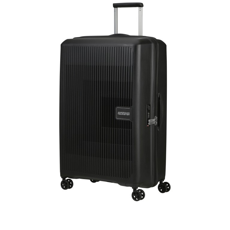 Koffer Aerostep Spinner 77 Expandable Black, Farbe: schwarz, Marke: American Tourister, EAN: 5400520207760, Abmessungen in cm: 50x77x29, Bild 2 von 14