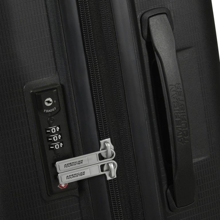 Koffer Aerostep Spinner 77 Expandable Black, Farbe: schwarz, Marke: American Tourister, EAN: 5400520207760, Abmessungen in cm: 50x77x29, Bild 10 von 14