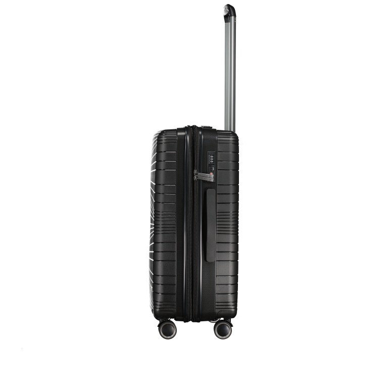 Koffer PP14 Größe 66 cm Black, Farbe: schwarz, Marke: Franky, EAN: 4251672761225, Abmessungen in cm: 43x66x27, Bild 6 von 11