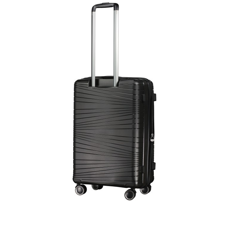 Koffer PP14 Größe 66 cm Black, Farbe: schwarz, Marke: Franky, EAN: 4251672761225, Abmessungen in cm: 43x66x27, Bild 9 von 11