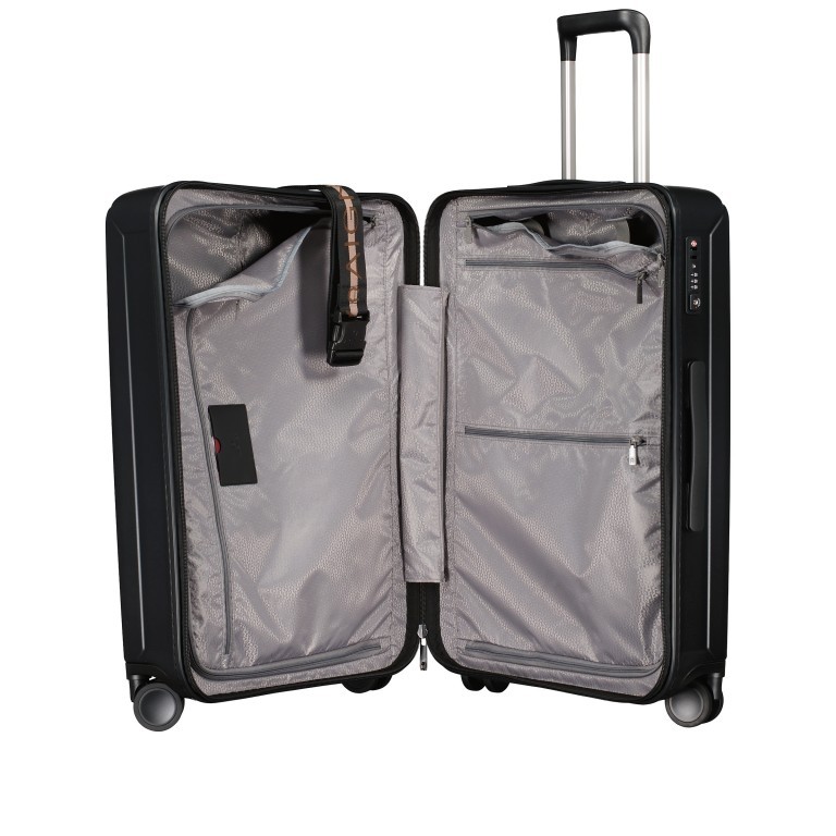 Koffer InMotion 65 cm, Farbe: schwarz, metallic, Marke: AIGNER, Abmessungen in cm: 45x65x26, Bild 9 von 10