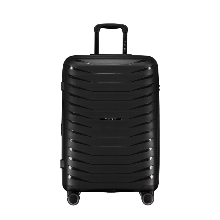 Koffer FLP15 erweiterbar Größe M, Farbe: schwarz, blau/petrol, grün/oliv, rosa/pink, beige, Marke: Flanigan, Abmessungen in cm: 45x69x25, Bild 1 von 11