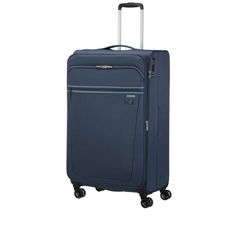 Koffer Aerospin Spinner 80 Expandable, Farbe: schwarz, blau/petrol, grün/oliv, Marke: American Tourister, Abmessungen in cm: 46x80x27, Bild 7 von 15