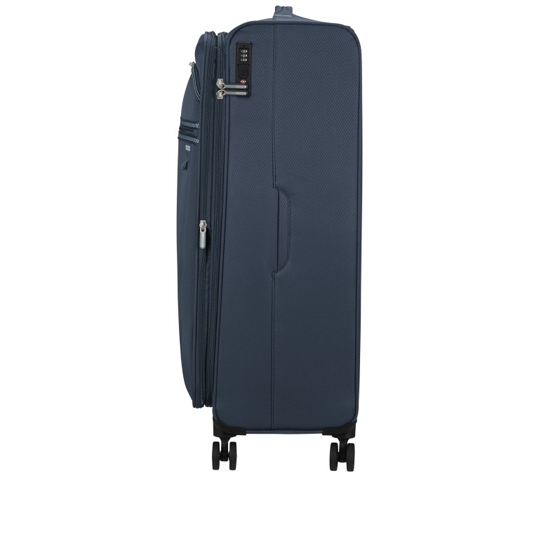 Koffer Aerospin Spinner 80 Expandable, Farbe: schwarz, blau/petrol, grün/oliv, Marke: American Tourister, Abmessungen in cm: 46x80x27, Bild 3 von 15
