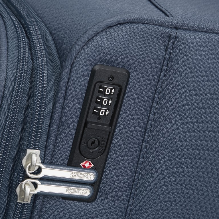 Koffer Aerospin Spinner 80 Expandable, Farbe: schwarz, blau/petrol, grün/oliv, Marke: American Tourister, Abmessungen in cm: 46x80x27, Bild 9 von 15