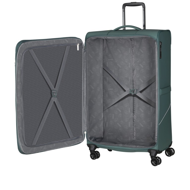 Koffer Summerride Spinner 80 Expandable, Farbe: blau/petrol, grün/oliv, Marke: American Tourister, Abmessungen in cm: 48x80x30, Bild 8 von 15