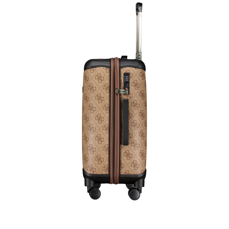 Koffer Berta Travel 4G-Logo erweiterbar Größe 64 cm, Farbe: grau, braun, Marke: Guess, Abmessungen in cm: 39x64x28, Bild 3 von 8