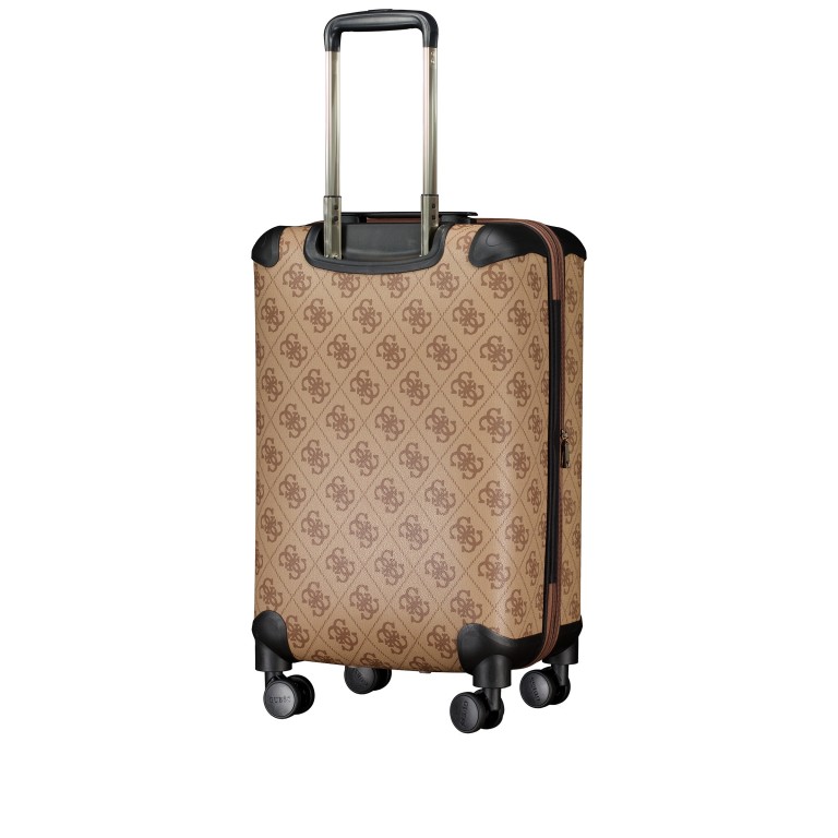 Koffer Berta Travel 4G-Logo erweiterbar Größe 64 cm, Farbe: grau, braun, Marke: Guess, Abmessungen in cm: 39x64x28, Bild 5 von 8