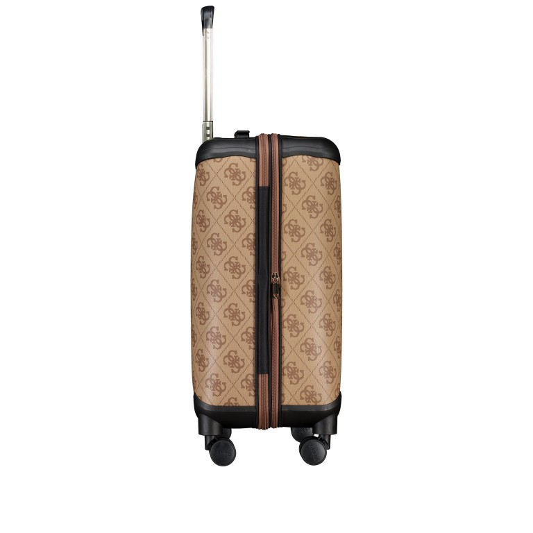 Koffer Berta Travel 4G-Logo erweiterbar Größe 64 cm, Farbe: grau, braun, Marke: Guess, Abmessungen in cm: 39x64x28, Bild 6 von 8