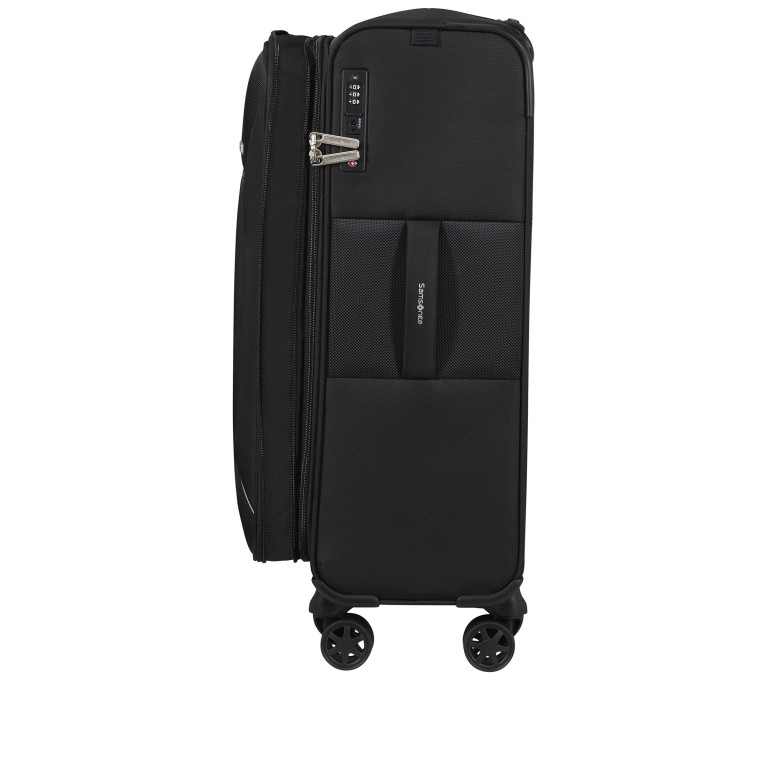 Koffer Base-Breeze Spinner 67 expandable, Farbe: schwarz, blau/petrol, rot/weinrot, Marke: Samsonite, Abmessungen in cm: 43x67x27, Bild 4 von 15